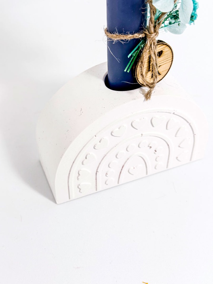 Kerzenhalter Regenbogen Detailansicht