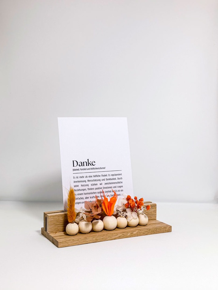 Kartenständer Detailansicht