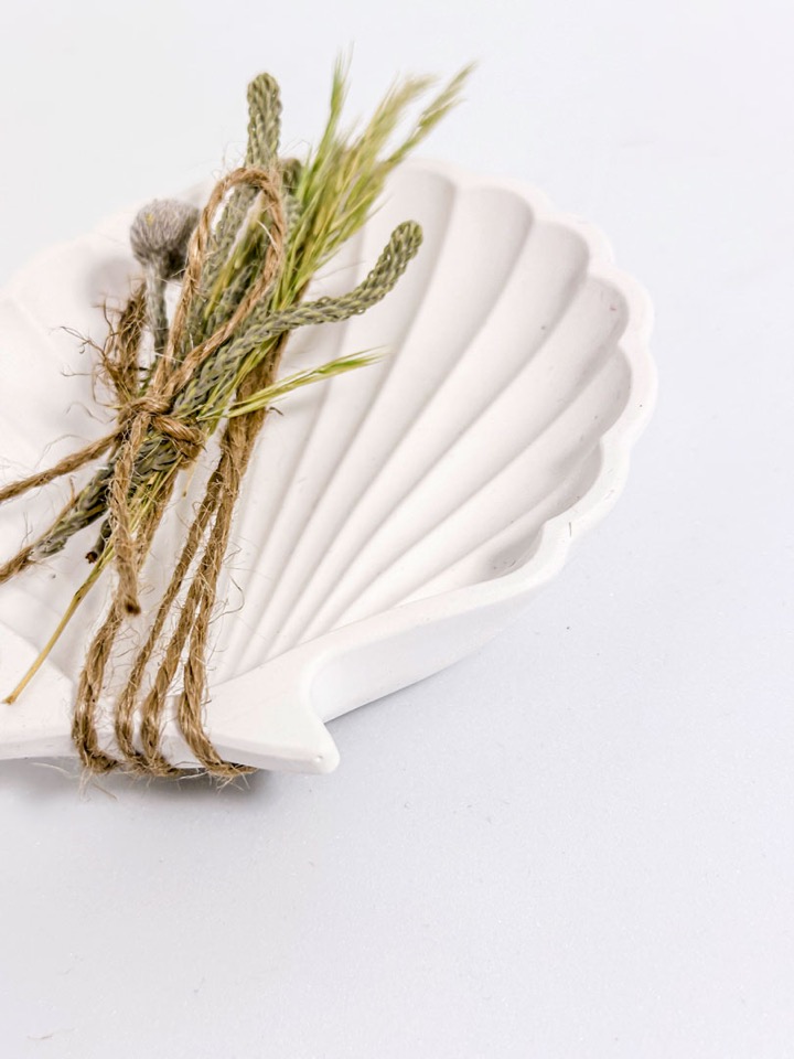 Schmuckschale Muschel Detailansicht