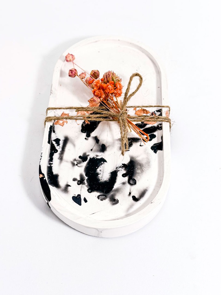 Schmuckschale Oval Detailansicht