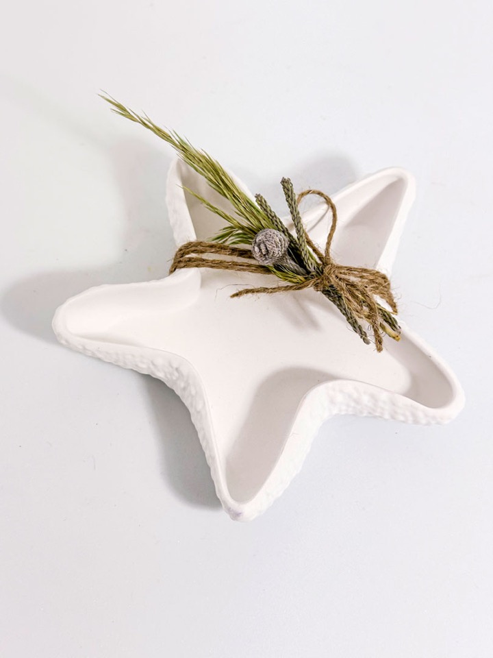 Schmuckschale Seestern Detailansicht